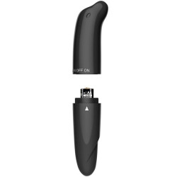 LATETOBED Stimulateur de clitoris Morton 13 x 2.5cm Noir